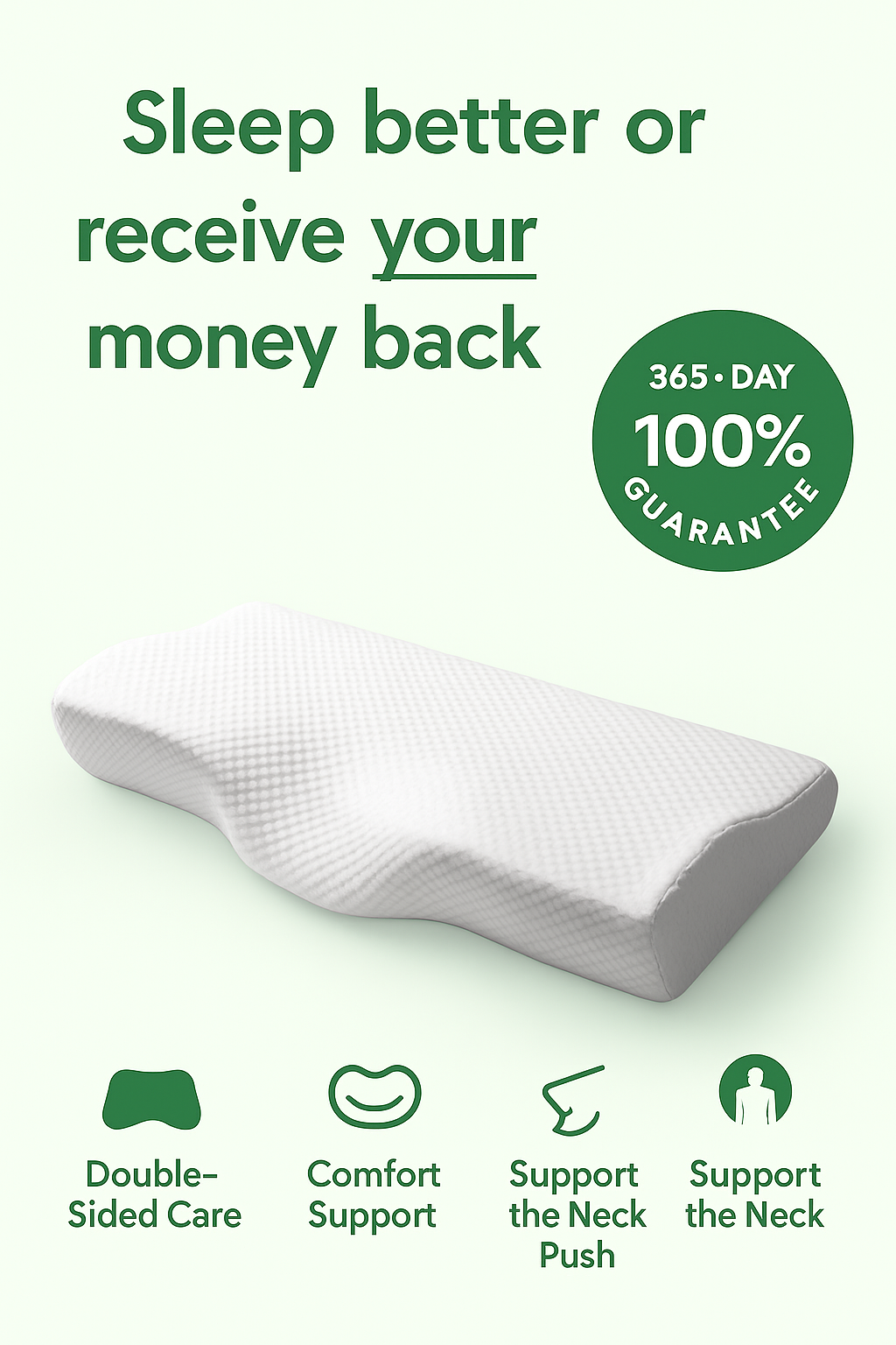 BDEV Postura Sleep - Orthopedic Pillow for Neck Pain Relief
