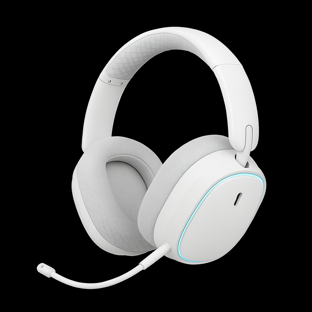 BDEV G80 Pro Wireless Gaming Headset – White