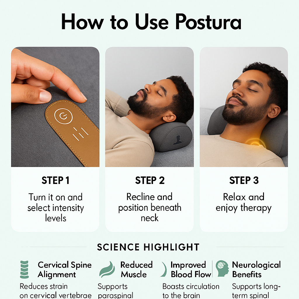 BDEV Postura - The 3 In 1 Neck Massager