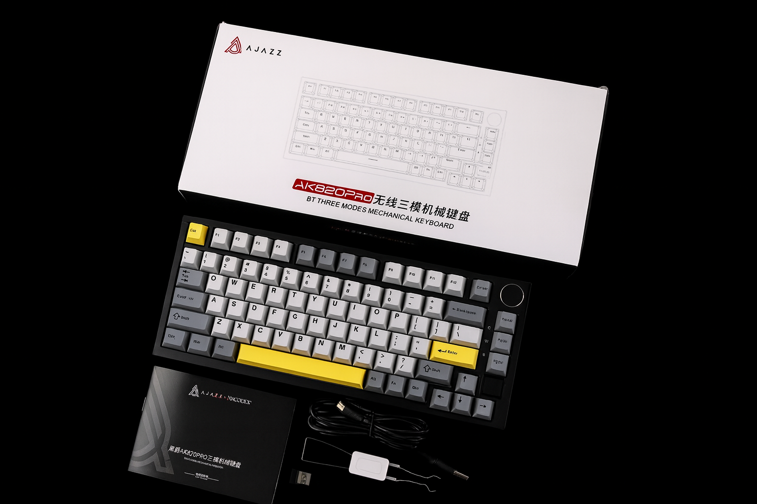 EPOMAKER - Ajazz AK820 Pro - Grey