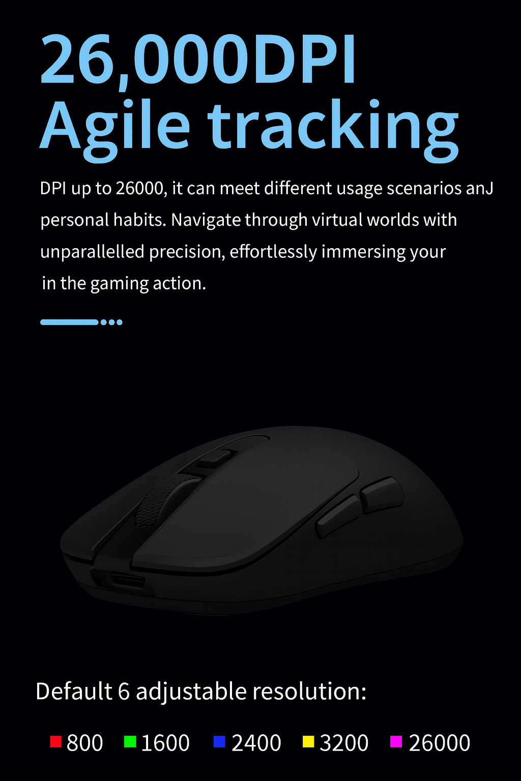 BDEV X1 Gaming Mouse - Black