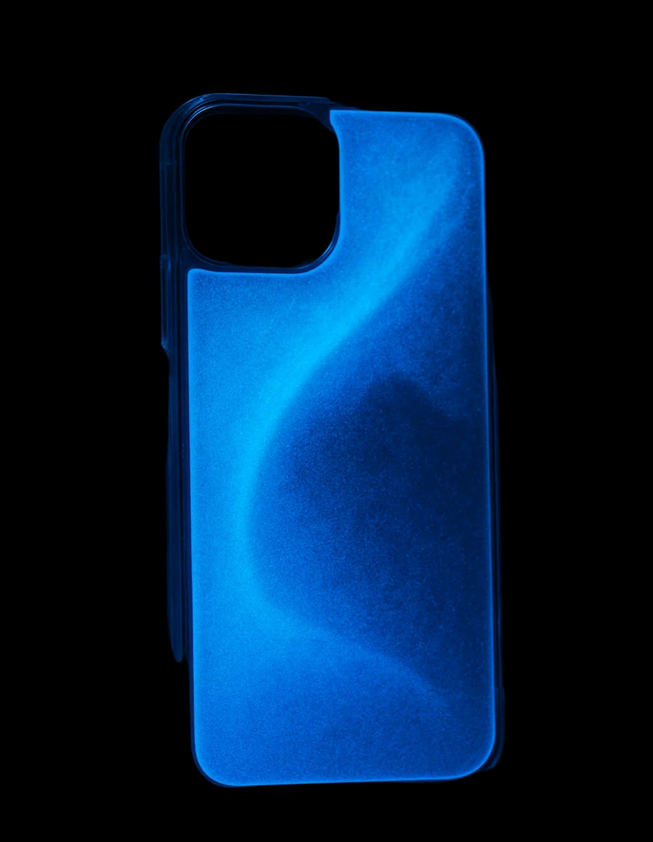 Luminous Quicksand Glow‑in‑the‑Dark Liquid iPhone Case