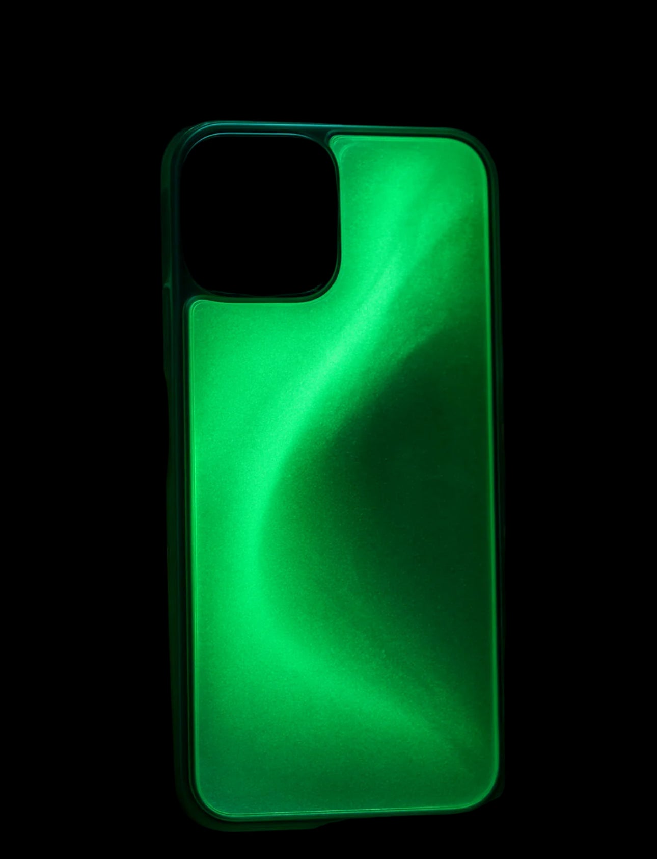 Luminous Quicksand Glow‑in‑the‑Dark Liquid iPhone Case