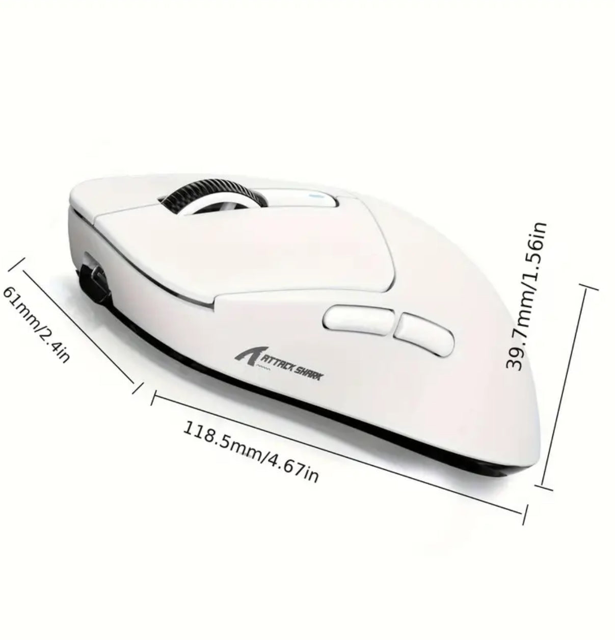 Attack Shark X3, 49g Ultra-Light Wireless Gaming Mouse