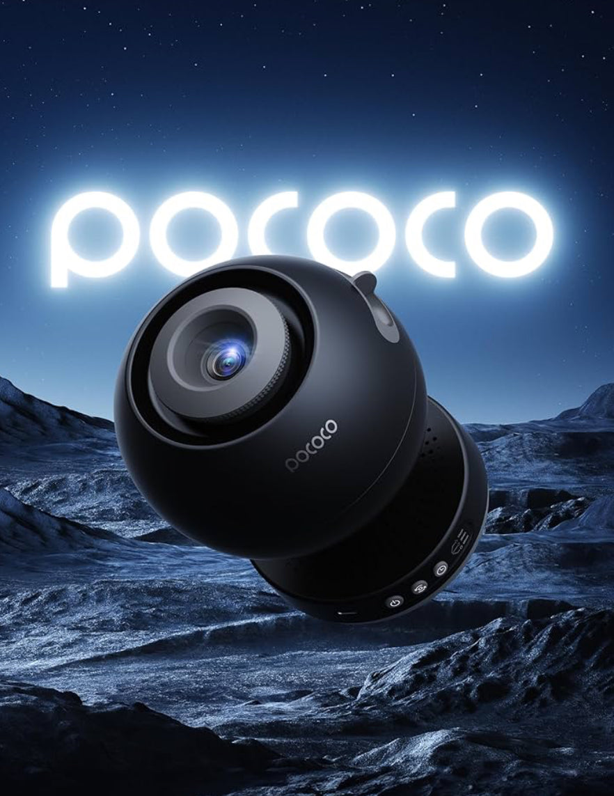 POCOCO Galaxy Projector, Star Projector Night Light, Home Planetarium for Children and Adults; in Bedrooms, Interiors; for Decoration, Sleep Aid and Relaxation - with 2 Discs